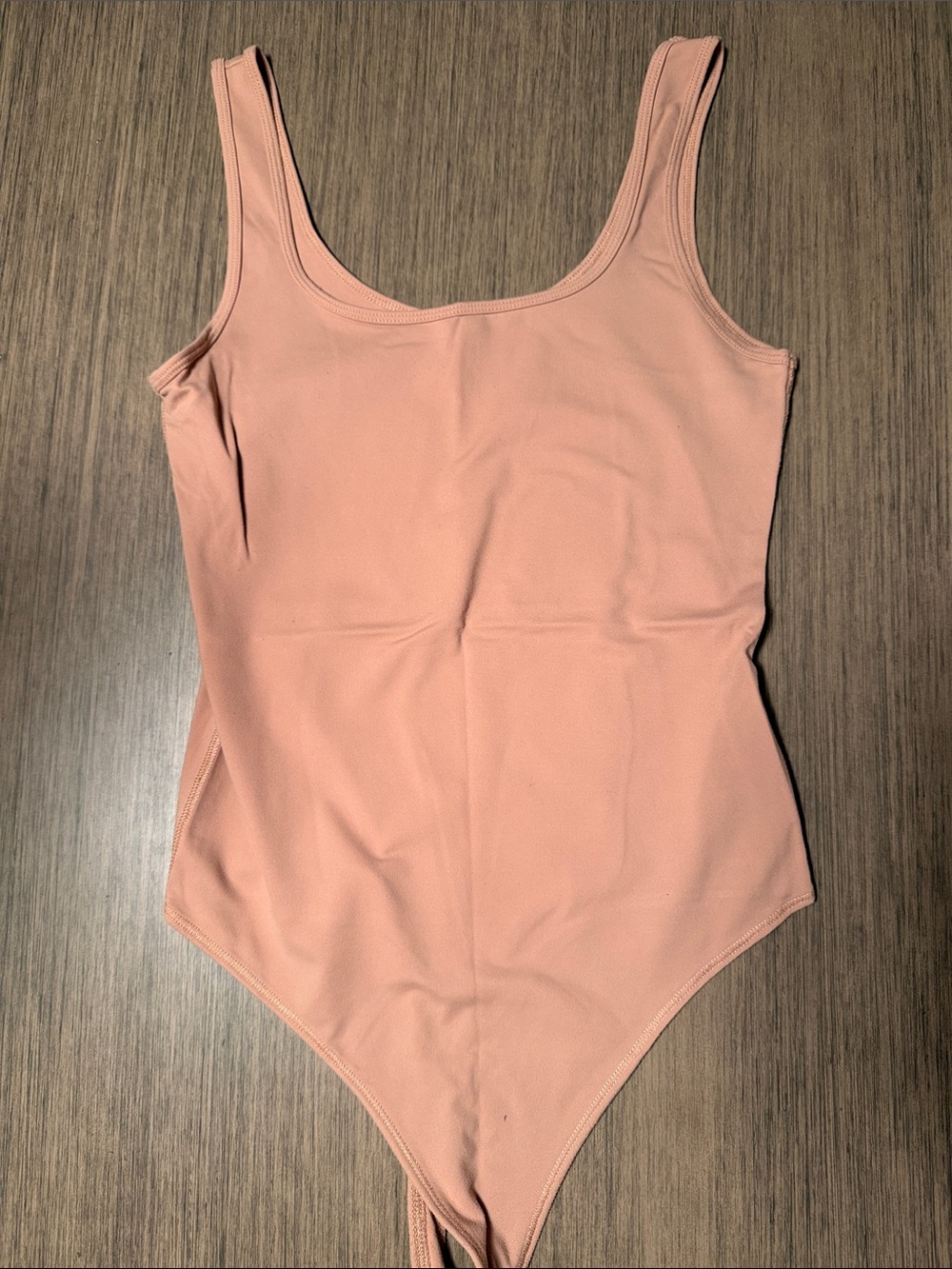 Scoop-Neck Bodysuit with Button Closure